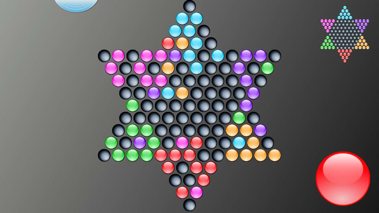 three player chinese checkers online game